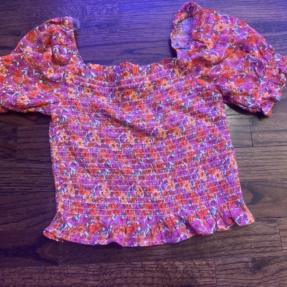 Floral Crop Top